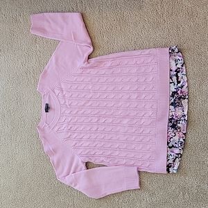 Purple Floral Sweater The Limited Large